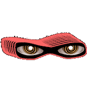 Eyes Shatter Sticker by Tasha Zima