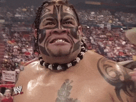 Screaming Pacific Islander GIF by WWE
