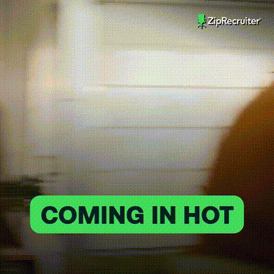 Coming In Hot On My Way GIF by ZipRecruiter