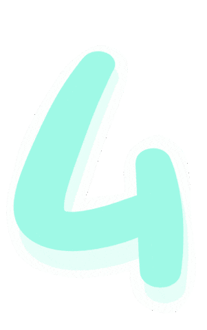 Number Nombre Sticker by Poupoutte