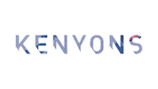 Kenyons logo design marketing running Sticker