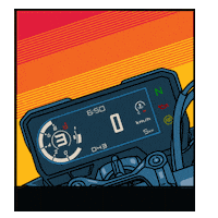 Motorcycle Speed Sticker by Honda Motos Brasil