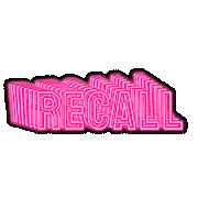 Recall Sticker by KAID