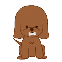Dog Illustrate Sticker