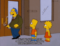 bart simpson smoking GIF