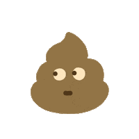 poop idc Sticker