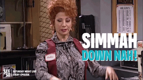Calm Down Saturday Night Live GIF