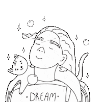 Dream Daydreaming Sticker