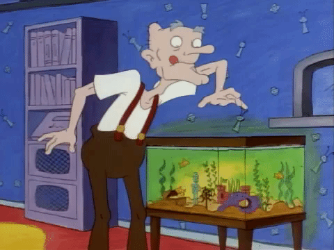 hey arnold nick splat GIF