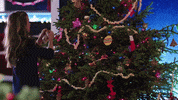 decorating christmas tree GIF by Hallmark Channel