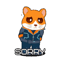 Sorry Excuse Me Sticker by Hamieverse