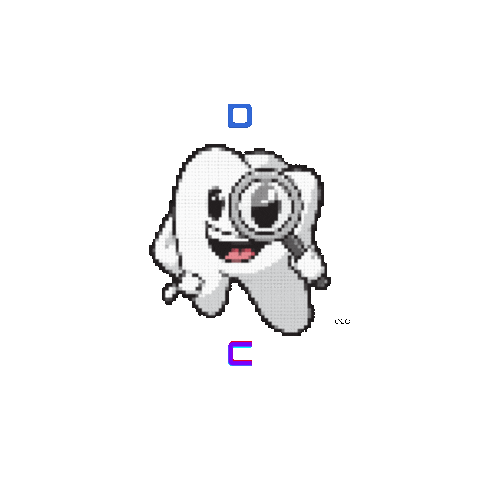 IIOCO dental tooth iioco dental checkup Sticker