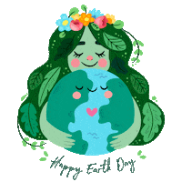 Mother Earth Stickers Sticker by Beauty by Earth