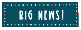 Neon Announcement Sticker by Kelley Bren Burke
