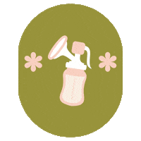 Breastpump Milk Maker Sticker by Karing for Postpartum