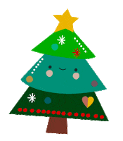 Christmas Tree Sticker by Erstwilder