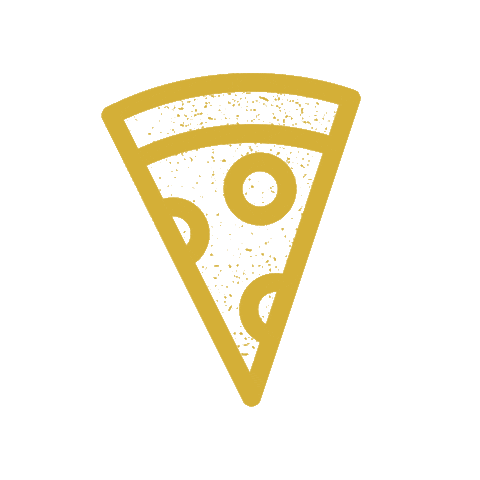 slow down pizza Sticker by Steve Moakler