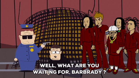 mad officer barbrady GIF by South Park 