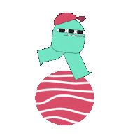 Run Running Sticker