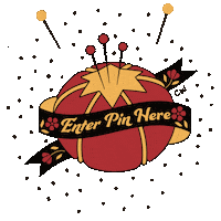 CrystalWhitlowDesign thread small business shop small cw Sticker