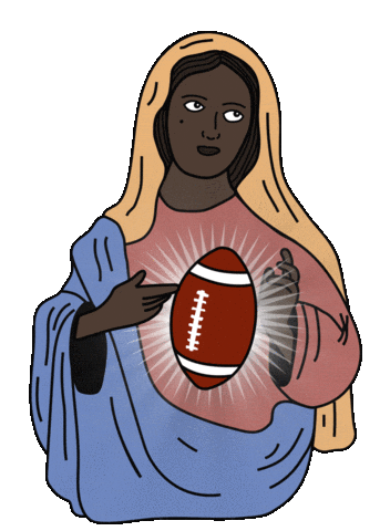 Hail Mary Football Sticker by Jake Martella