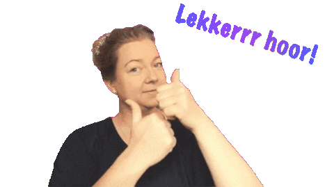 Lekkerrr Hoor Sticker by CBeezzz