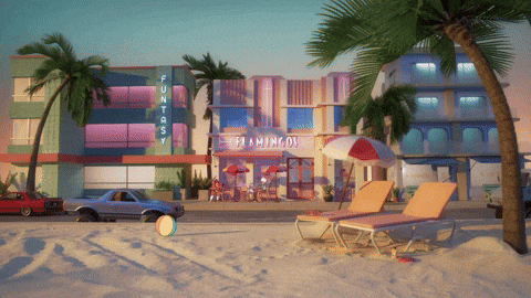 Mixed Media Miami GIF by FUNTASY