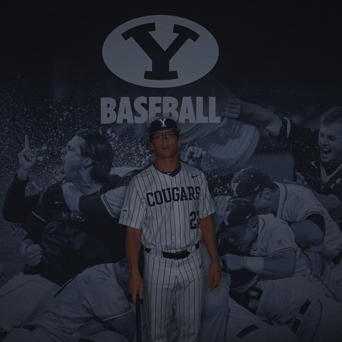 Sport Baseball GIF by BYU Cougars