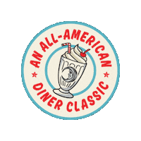 Milkshake Diner Sticker by Midnight Moon Moonshine