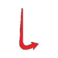 Arrow Milkshake Sticker by Midnight Moon Moonshine