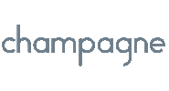champagne Sticker by blk cosmetics