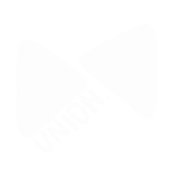 unionhouston white church simple minimal Sticker