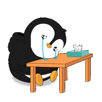 Sad Cheer Up Sticker by Pudgy Penguins