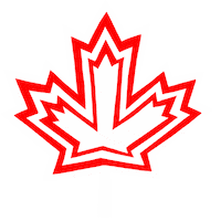 Canadian Flag Sticker by Laura Arango