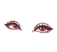 Bored Eyes Sticker