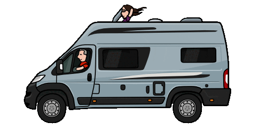 Travel Couple Sticker by The Upcycling Camper