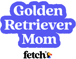 Golden Retrievers Love Sticker by Fetch by The Dodo