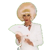 thenetworklared rupaul rpdr side eye shade Sticker