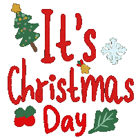 Merry Christmas Sticker by Folksy Canvas