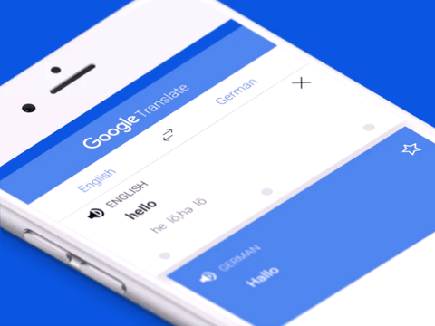 News Sebrae – Edição 59 - GIF de tela de celular mostrando o Google Translate