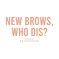 Sa Brows Sticker by Studio Artisphere