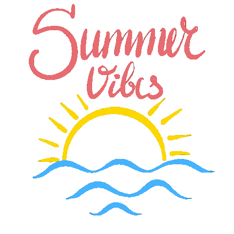 Pink Summer Sticker