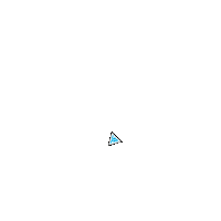 functionalfit logo blue fly triangle Sticker
