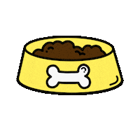 Dogbowl Sticker by Rosedog