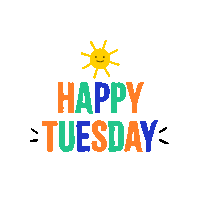 Tuesday Morning Sticker by Jessica Lau