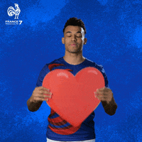 Heart Love GIF by France Rugby