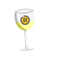DORUEDA party white vino celebracion Sticker