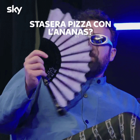 Fun Pizza GIF by Sky Italia