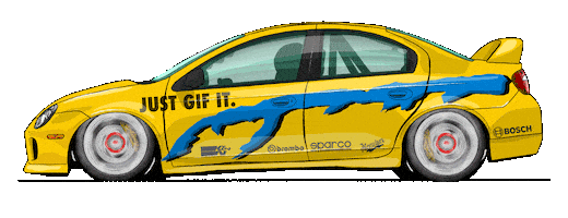 Neon Race Sticker by kneapolitan