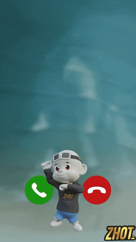 Phone Call Beach Vibes GIF by Zhot